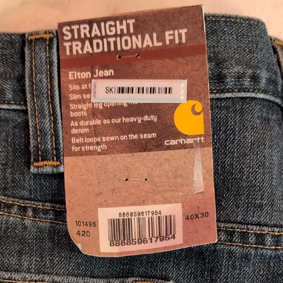 Carhartt Men's Classic Denim Jeans - Picture 3 of 6